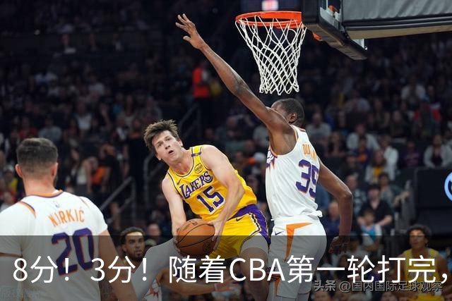 8分！3分！随着CBA第一轮打完，终于知道郭士强选人眼光有多差了